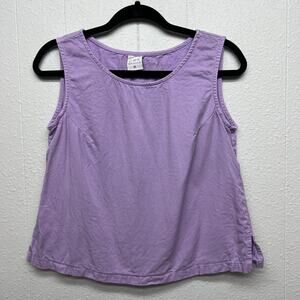 CMC Vintage Lavender Soft Girl Chic Feminine Kawaii Preppy Tank Top Size Small